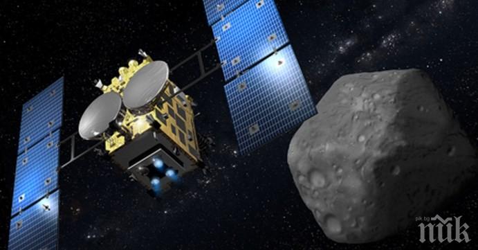 Японската сонда Хаябуса-2 включи на задна към Земята