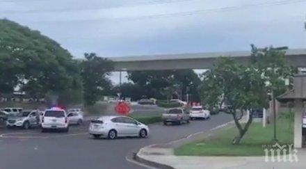 един загинал трима ранени стрелба военноморска база пърл харбър видео