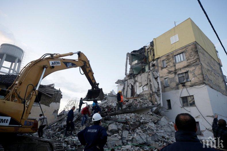 След земетресението в Албания - разследват 60 строителни компании