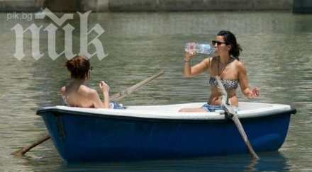 понеделник мега жега близо градуса