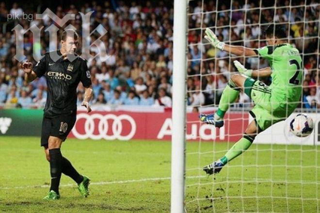 Ман Сити се добра до първа победа при Пелегрини