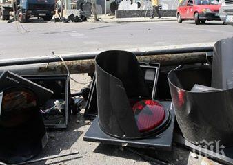 нещо става светофарите софия един срути централно кръстовище друг показва хем червено хем зелено