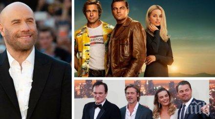 джон траволта откри гаф филма имало едно време холивуд