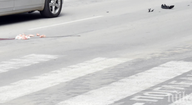 Шофьорка помете пиян пешеходец в Лом