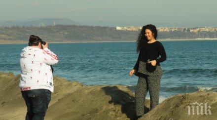 бургас разхождат плажа градуса снимка