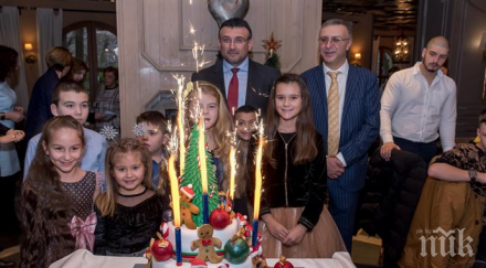 младен маринов посрещна предколедно тържество деца загинали полицаи пожарникари снимки