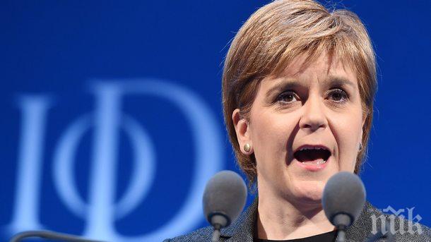 Стърджън: Шотландия не може да бъде в съюз с Великобритания насила