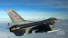 Турция праща изтребители Ф-16 в Северен Кипър