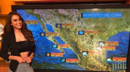 оплакнете окото обявиха мексиканка секси синоптичка снимки