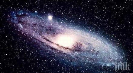 астрономи първи път видяха далечни галактики приличащи млечния път