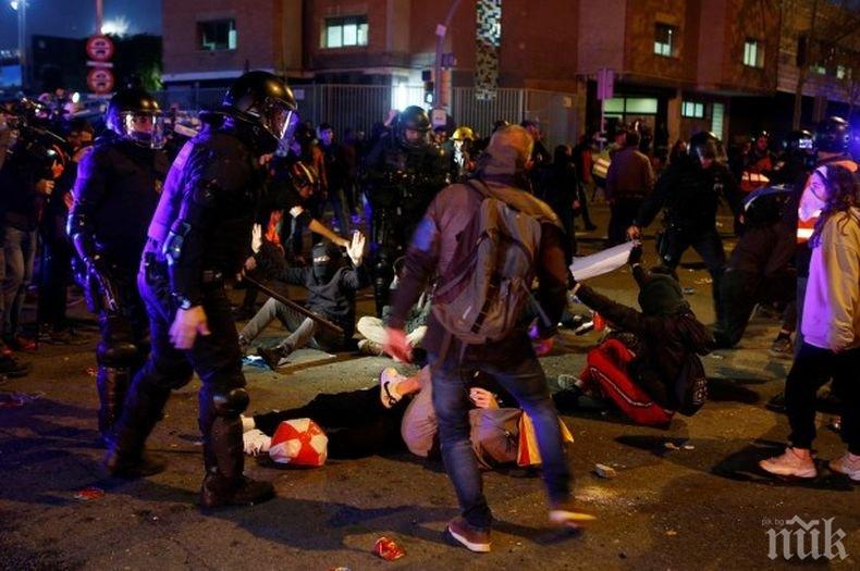 След сблъсъците в Барселона: Най-малко 21 ранени