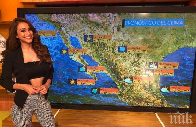 ОПЛАКНЕТЕ ОКОТО: Обявиха мексиканка за най-секси синоптичка (СНИМКИ)