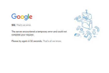 ИЗВЪНРЕДНО: Гугъл се срина, масово не се отварят сайтове