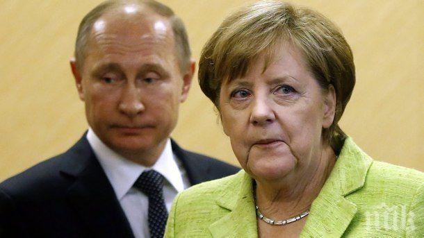 Путин и Меркел се чуха спешно по телефона