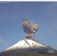 Попокатепетъл отново се събуди