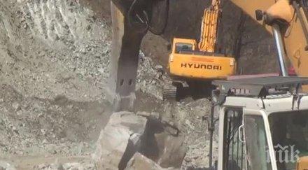 мерки почистват аварийно скат пътя симитли