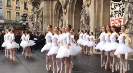 балерините против макрон