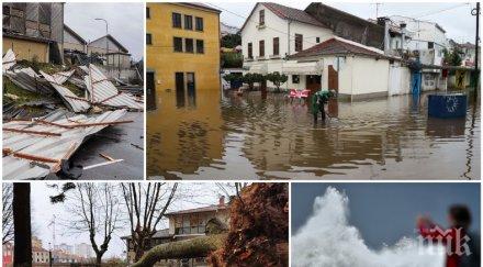 стихията елза взе две жертви испания един човек изчезна франция