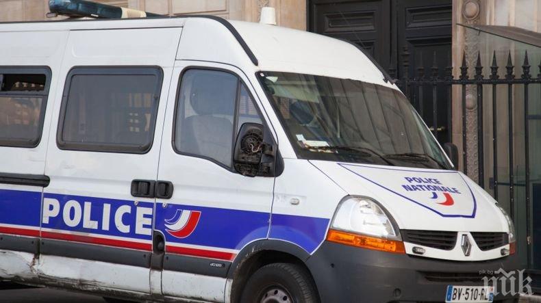 Френски полицай застреля жена, нападнала с нож негов колега