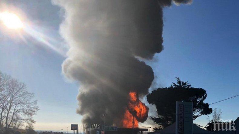 Експлозия на бензиностанция в Сърбия рани петима