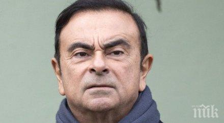 бившият шеф нискан карлос гон пристигна ливан