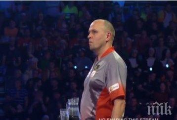 невероятно факт състезател контузи време световното дартс