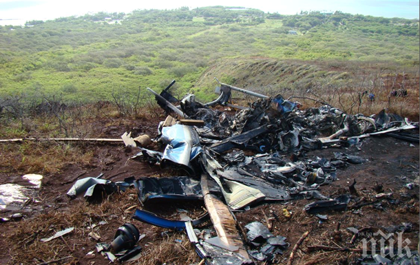 Хеликоптер се разби на Хаваите, няма данни за оцелели