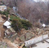 Правителството дава 15 млн. лева за укрепване на свлачището между Варна и 