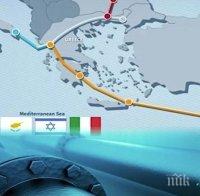 Президентът на Гърция и премиерът на Израел обсъдиха Средиземноморския газопровод