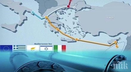 президентът гърция премиерът израел обсъдиха средиземноморския газопровод