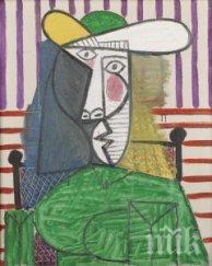 посетител лондонска галерия повреди картина пикасо милиона лири