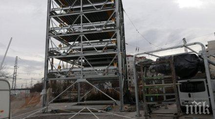 пловдив откриват първата кула паркиране