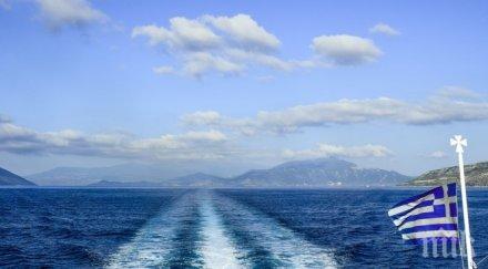 буря блокира фериботите гърция