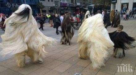 100 кукери гонят злите сили нова година пазарджишкото село варвара