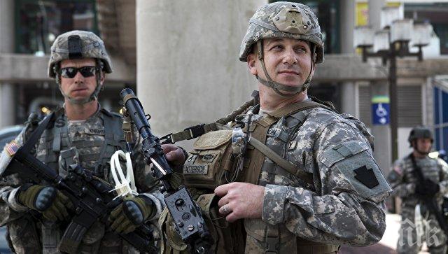 Пращат Националната гвардия в щата Илинойс