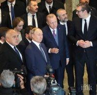 ИЗВЪНРЕДНО В ПИК! Борисов разговаря с Путин, Ердоган и Вучич преди откриването на 