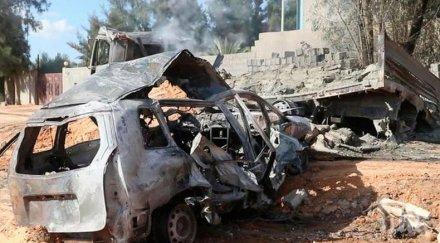 външна сила подкрепяща армията халифа хафтар отговорна атаката дрон триполи