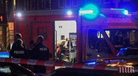 турчин нападна нож полицаи германия застреляха