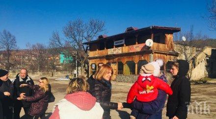 фандъкова пострадалата пожар сграда бухово нов покрив снимки