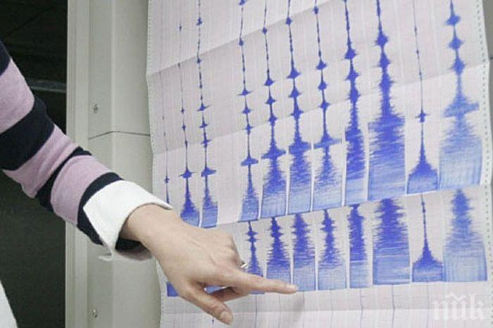 Земетресение с магнитуд 4.0 по Рихтер е било регистрирано край Камчатка