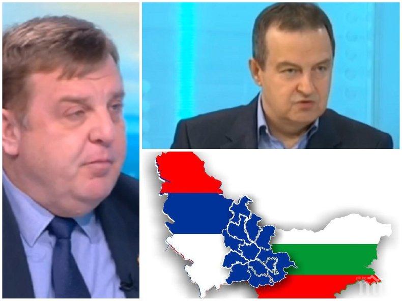 БАЛКАНСКИ СТРАСТИ: Вицепремиерът Красимир Каракачанов скочи на Сърбия - съзря заговор срещу българите в Западните покрайнини