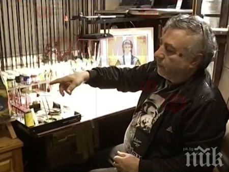 Иконописец от Бургас дарява икона на Св. Йоан Кръстител за благотворителна кауза