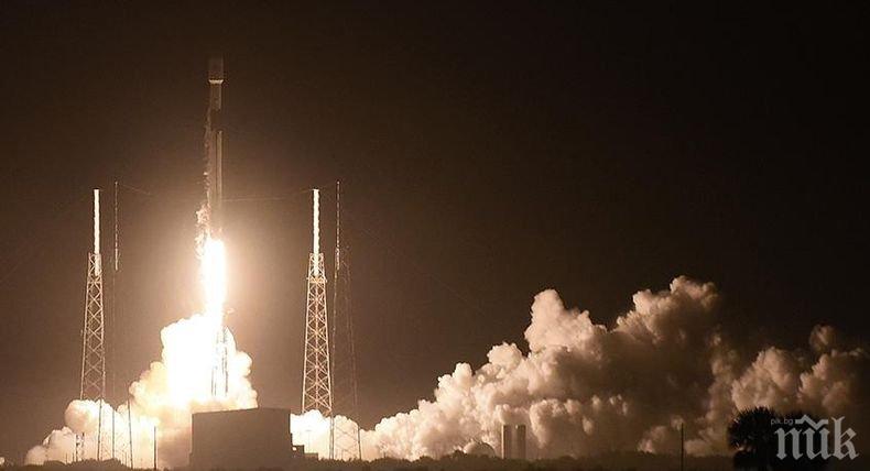 Ракета с 60 микроспътника на интернет-провайдъра Starlink бе изстреляна от космодрума във Флорида