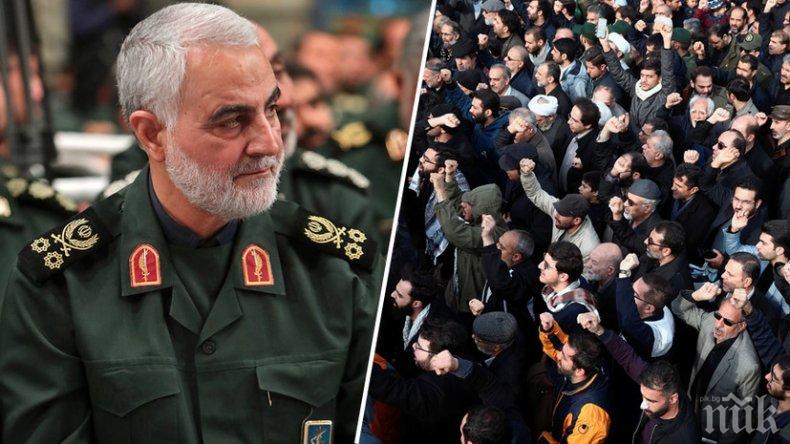 НА ЖИВО: Иран погребва генерал Касем Сюлеймани

