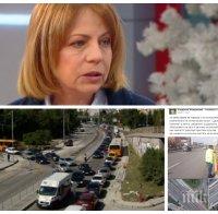 СХЕМА: Йорданка Фандъкова обясни как ще се облекчи трафикът по булевардите “Цариградско шосе