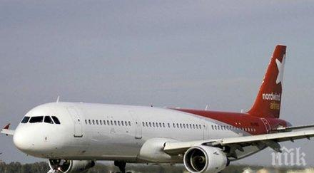 руски самолет кацна извънредно анталия снимки