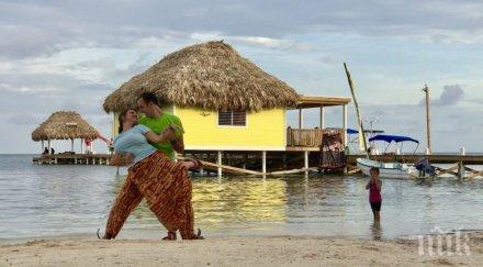 продават райски остров белиз къщички мераклии