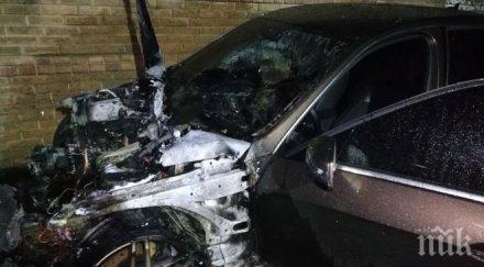 огнен инцидент дупница горя мерцедесът сина бивш общински шеф