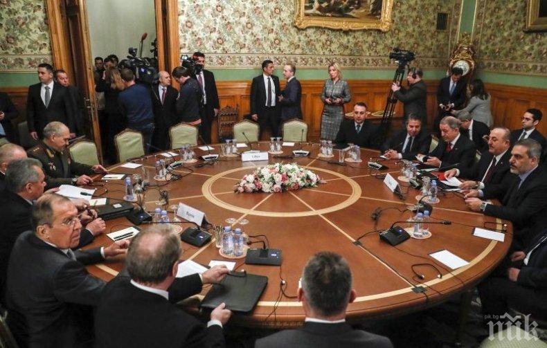 Преговорите за Либия в Москва завършиха без споразумение