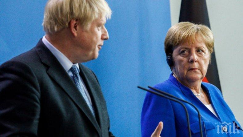 Борис Джонсън и Ангела Меркел обсъдиха Русия и Китай